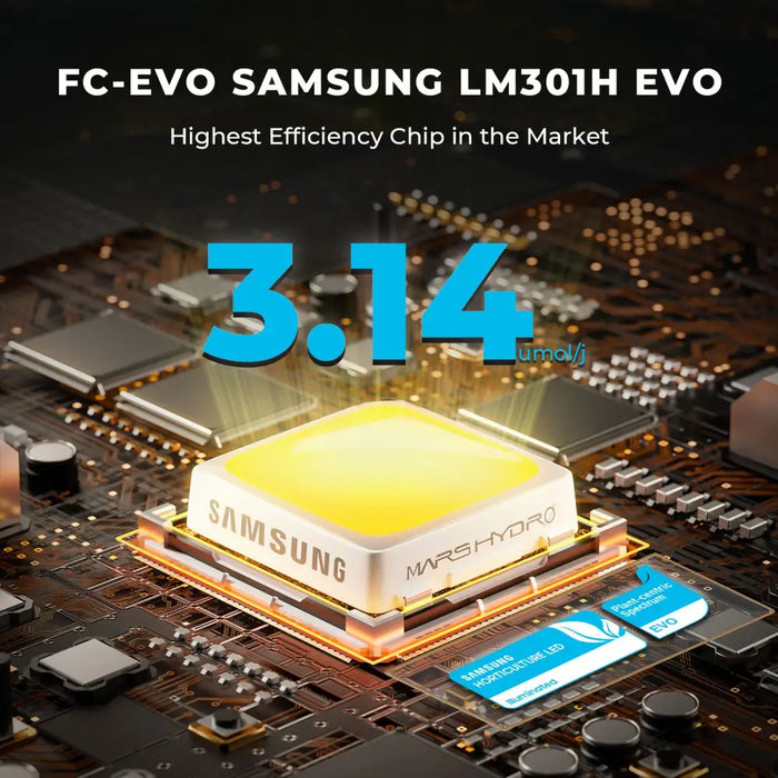 Samsung LM301H EVO LED-Chip.