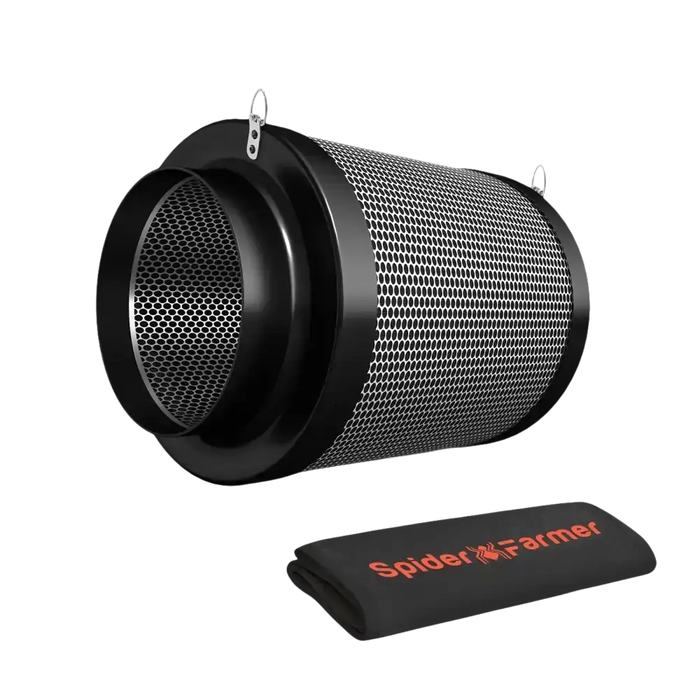 Spider Farmer Aktivkohlefilter mit hochbelüftetem Netzdesign für effiziente Luftreinigung