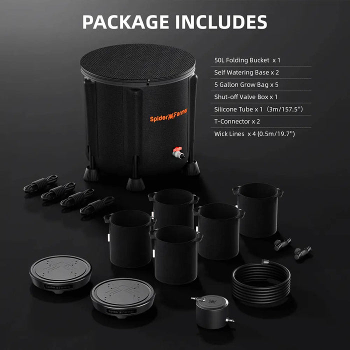 Selbstbewässerungs-Gartenbausatz.