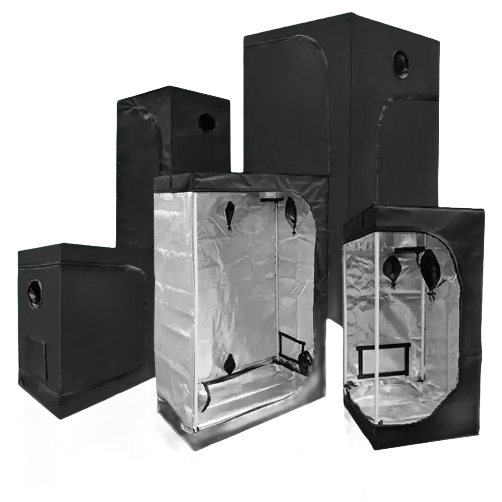 Verschiedene BEYLSION Growboxen in Schwarz für effektives Indoor-Growing
