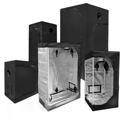 Verschiedene BEYLSION Growboxen in Schwarz für effektives Indoor-Growing