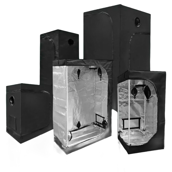 Verschiedene BEYLSION Growboxen in Schwarz für effektives Indoor-Growing
