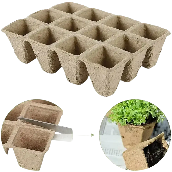 Biologisch abbaubare Anzuchtschalen aus umweltfreundlichem Material für nachhaltigen Gartenbau