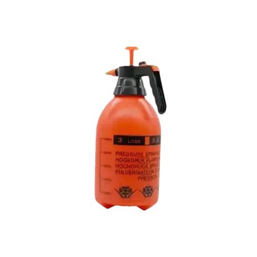 Handdrucksprüher 2L/3L verstellbar in Orange für präzise Pflanzenbewässerung
