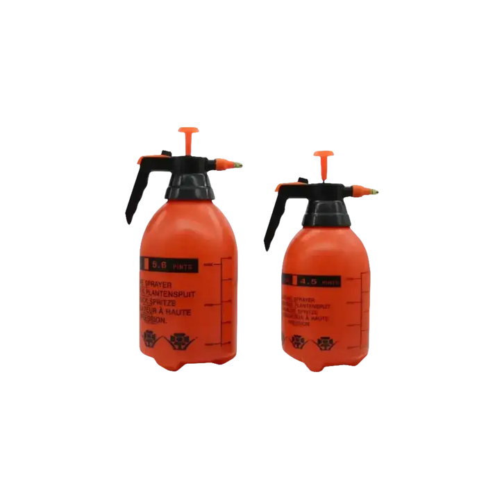 Handdrucksprüher 2L/3L verstellbar in leuchtendem Orange für einfaches Bewässern von Pflanzen