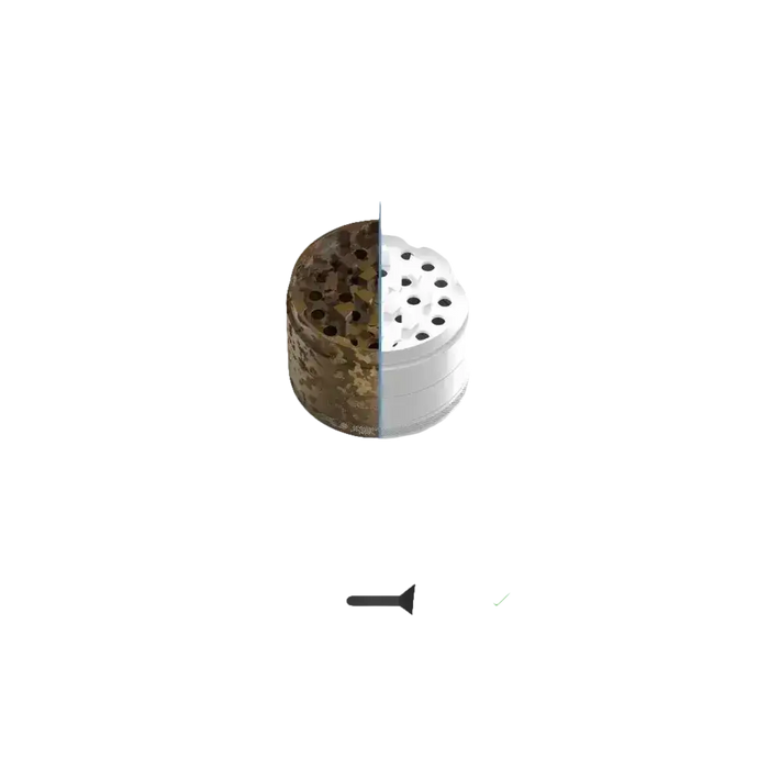 GrowIt24 Herb Grinder with Dual-Sided Design for Efficient Grinding and Storage