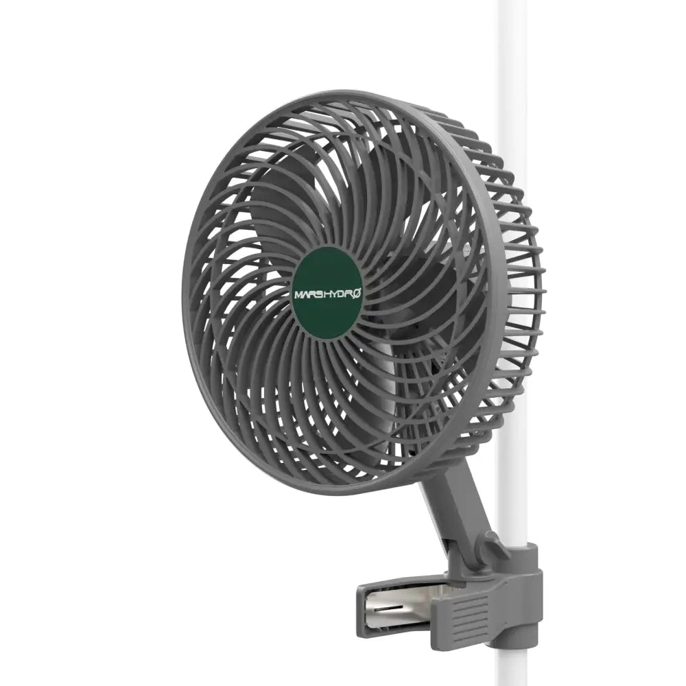 Grauer Aufsteckventilator.