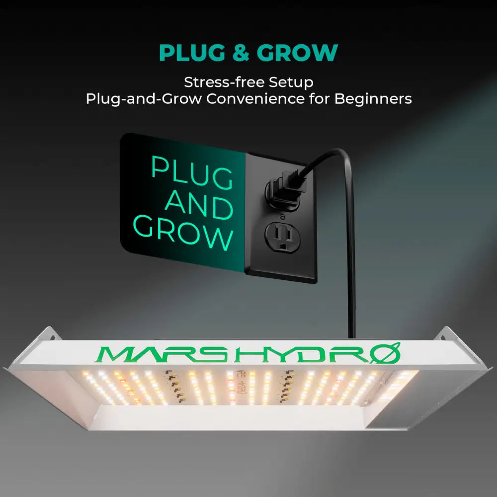 Mars Hydro grow light.