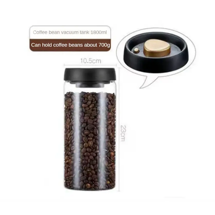 Vakuumtank für Kaffeebohnen.