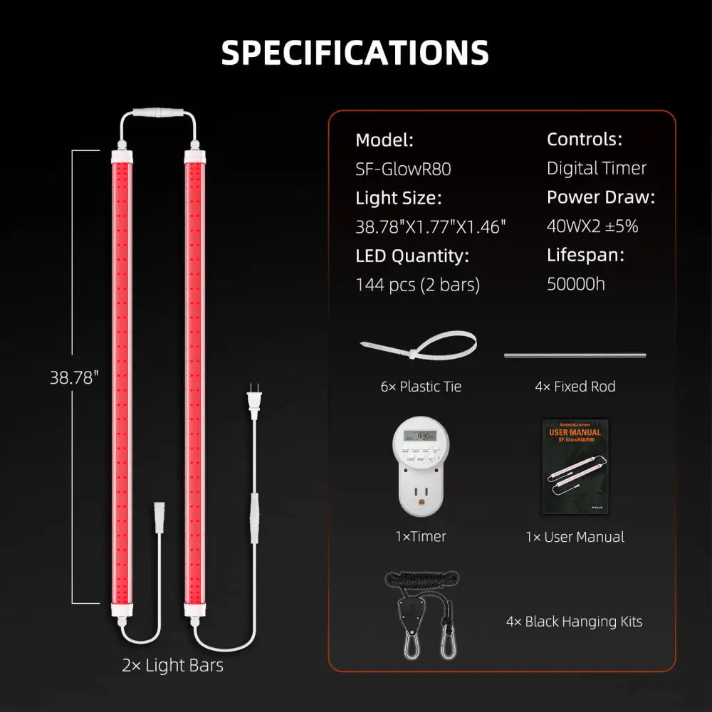 Spider Farmer Deep Red Spectrum 660nm LED Grow Light – Wählen Sie Ihre Perfekte Ergänzung für das Pflanzenwachstum