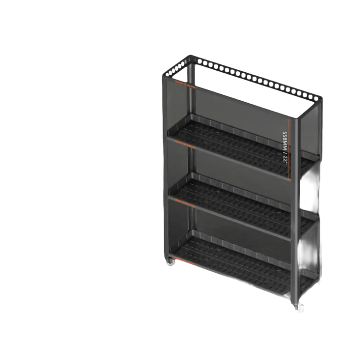 Spider Farmer G-Stand Teileliste und Abmessungen.