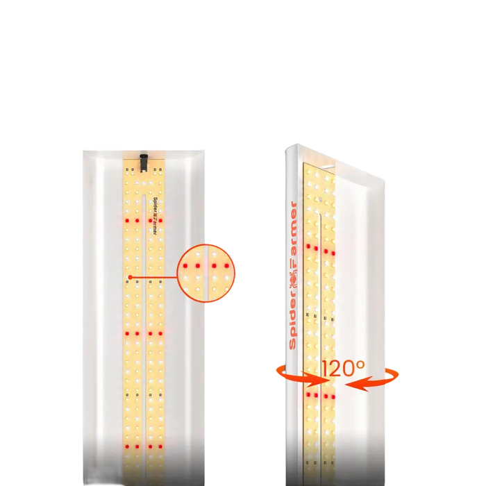 Doppelkerniges LED-Wachstumslicht.